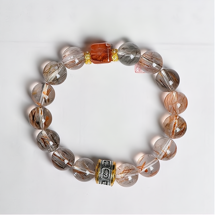 Black Aegis Energy Crystal Bracelet